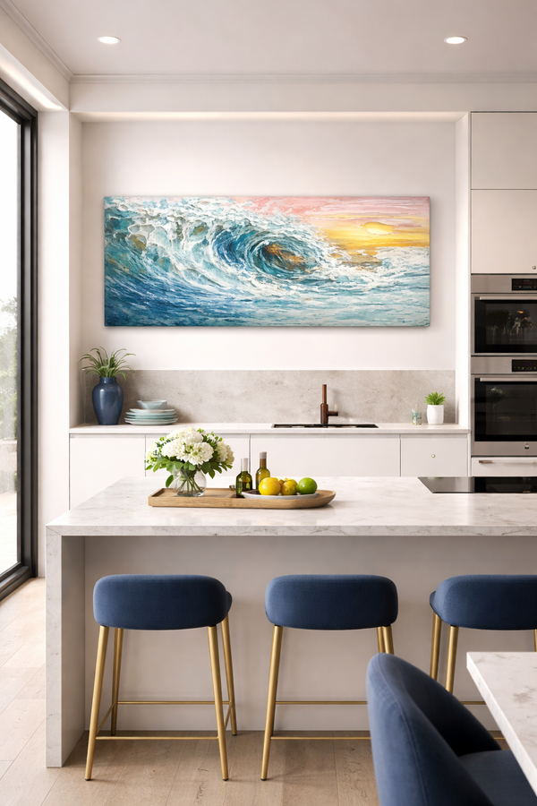 Golden Wave Serenity