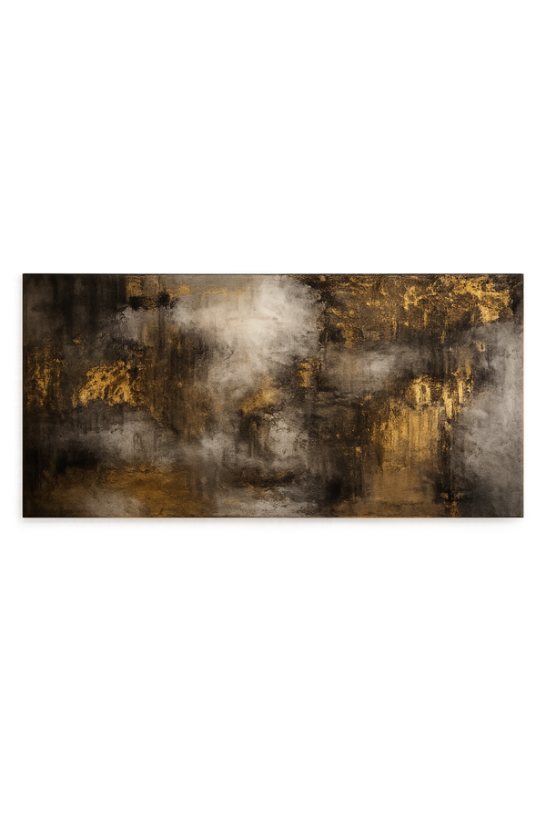 Golden Mist Abstraction